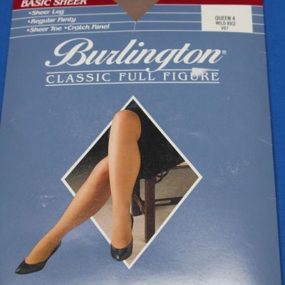 Burlington classic full figure queen 4 wild rice v87 Basic Sheer 448