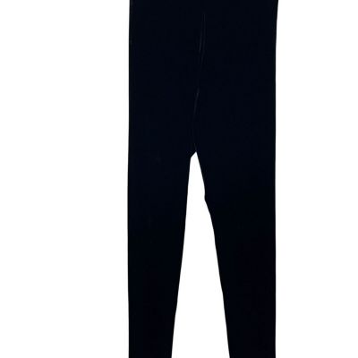 Commando Control Black Velvet High-Rise Leggings Size M