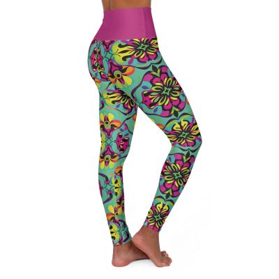 High Waisted Yoga Leggings – NeatBids Custom Design 17