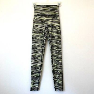 AERIE AMERICAN EAGLE 7/8 Legging Chill Play Move Lime Green Gray High Waisted XS