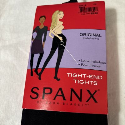 Spanx Tight-End Tights ~ Black Original Body Shaping ~ Size A ~ New