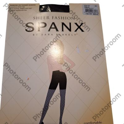 SpanX sheer fashion by Sara Blakely Size B Black Diamond