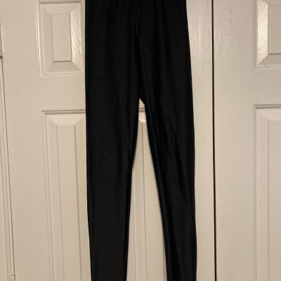 Just Dance shiny black dance leggings, brand new/never worn, adult medium