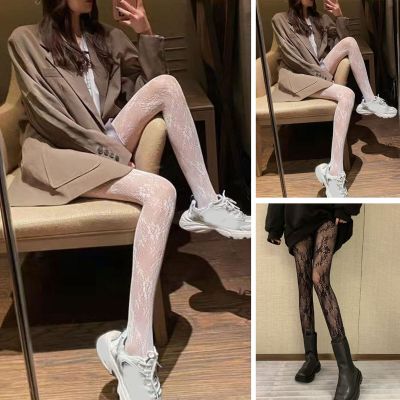 Women Hollow Bottoming Stockings Sexy Fishnet Pantyhose Japanese Style Lace