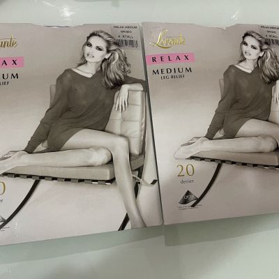 2 - Levante RELAX Medium Leg Relief Grigio Stockings 4 XTALL