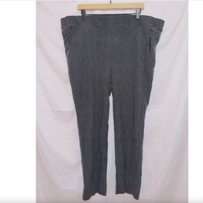 Torrid gray high waisted herringbone pull on leggings size 3X