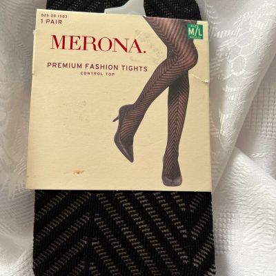 MERONA -SIZE M/L EBONY FASHION TIGHTS FOR WOMAN