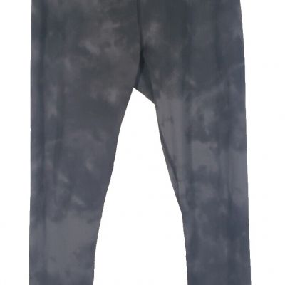 MAURICES Womens Leggings SIZE M Tie Dye Gray Polyester Spandex