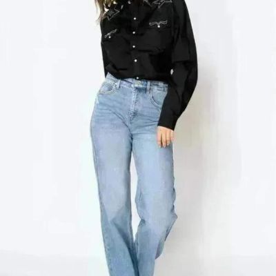 TUMMY CONTROL HIGH RISE FULL LENGTH STRAIGHT JEANS