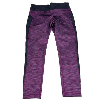 Kirkland Signature Leggings Womens Large Purple Inside Pocket Stretch Activewear