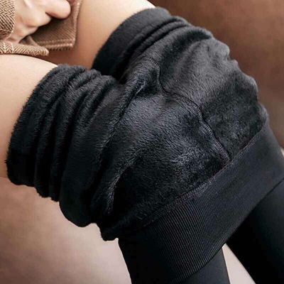 Women Winter Warm Fleece Lined Tights Stockings Thermal Stretch Pantyhose Socks