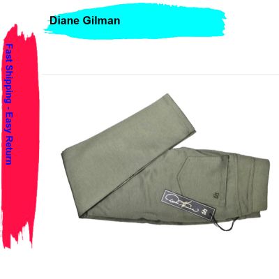 DG2 By Diane Gilman Faux SUEDE/PONTE Pull-on Pants Dark Olive Sz: PM