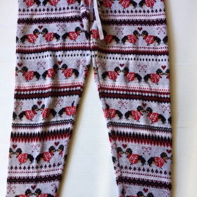 American Eagle Cozy Sweater Leggings Ahh~Mazingly Soft Dachshund Dog Size M