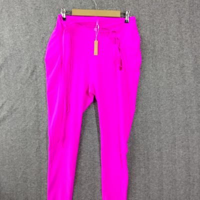 SKIMS Women's Chrome Lace Up Ankle Leggings Plus Fuchsia Size 2X AP-LEG-2112