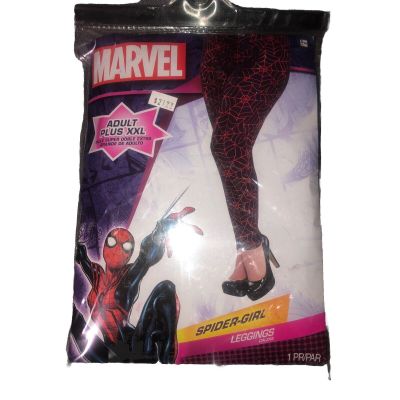 Spider-Girl Leggings Plus Size XXL Costume Cosplay Marvel Comics New