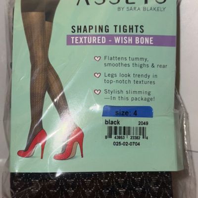 Spanx Love Your Assets Shaping Tights Women Textured Wish Bone Size 4 180-220 lb