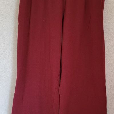 Bobbie Brooks Womens Pants Size 1X 16/18 Burgundy