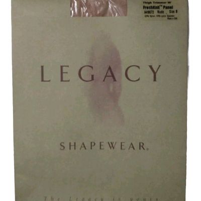 Legacy SHAPEWEAR Above Knee Thigh Trimmer Fresh knit Panel  Size B A49872 Nude