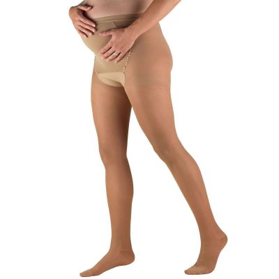 Truform Maternity Pantyhose Sheer: 30-40 mmHg Q BEIGE (1777-Q)