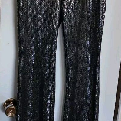 Sparkly Leggings Bell Bottons 3 -5  S