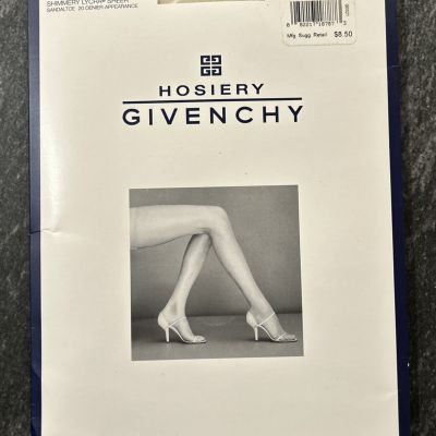 Givenchy Hosiery Body Gleamers Control Top Style 156 Size E La Creme Vtg 1999