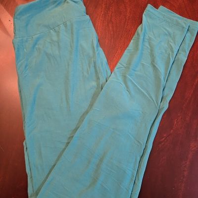 Lularoe Leggings OS, Solid Teal, NEW