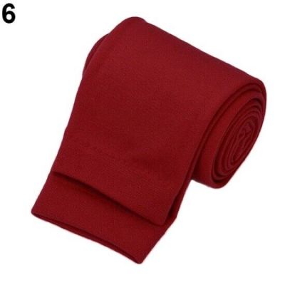 Red Women Winter Warm Skinny Slim Leggings Stretch Pants Thick Footless