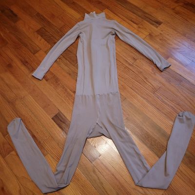 Zentai Tight Bodysuit No Hood & Hands, Full Foot Coverage, Opaque Spandex