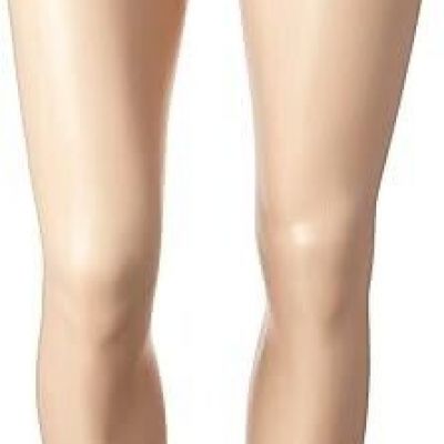 HUE Women's So Silky Control Top Sheer Tights With Invisible Reinforced Toe, Tan