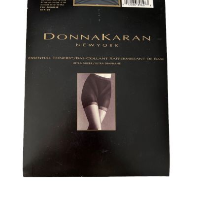 Donna Karan NY Pantyhose Essential Toners Midnight Navy Marine C10 Medium New