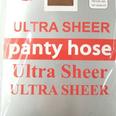 6 Packs Ultra Sheer Pantyhose 100perc Nylon Stocking Queen Size Pecan