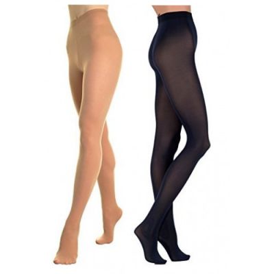 XL Tamara Black Waitress  Stay Cool Tights Showgirl Hooters Uniform 70 DENIER