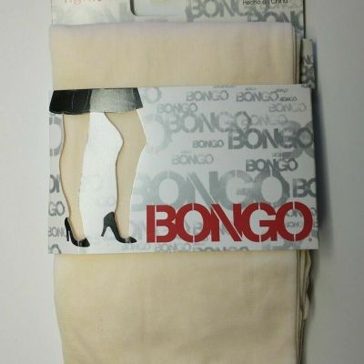 NEW Womens Bongo Beige Nude Fashion Tights Medium