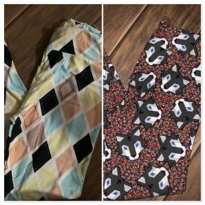 NWT *LOT OF 2*LuLaRoe Leggings OS One Size Vintage Style Wolf