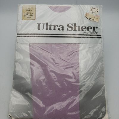 Ultra Sheer Pantyhose Lilac Small Vintage Kmart Friendship Hosiery Mill USA