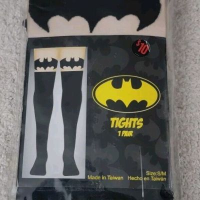 Batman Bat Signal Symbol Tites Tights Small Medium S/M New Costume Cosplay