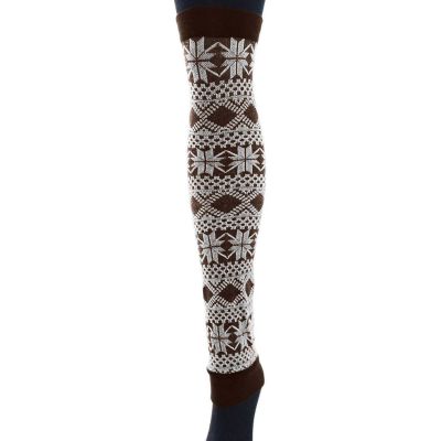 Flake Zone Cotton Blend Sweater Tights/Legwarmer