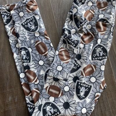 Womens Football Raiders Leggings All Sizes With Pockets