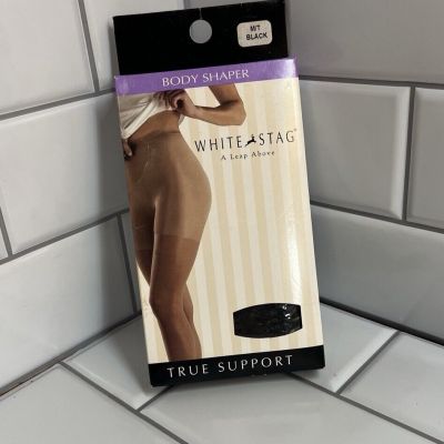 White Stag body shaper pantyhose  Black M/T Shaper support with sandal foot toe