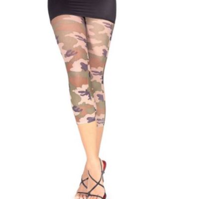 Secret Wishes Sexy Camouflage Footless Tights Ladies Rubies OS