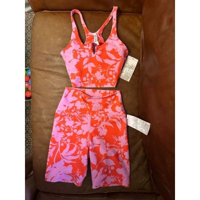 Sage Collective Workout Set BNWT Hothouse Floral Lava