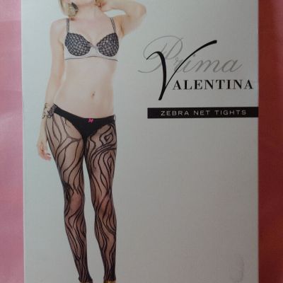 Prima Valentina Zebra Net Tights  71054Q (Plus Size)