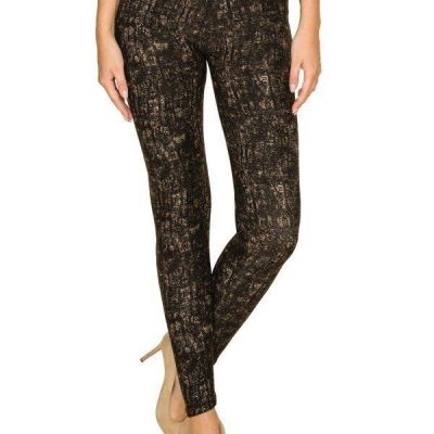 Multi Print, Full Length, High Waisted Leggings In A Fitted Style With An Elasti