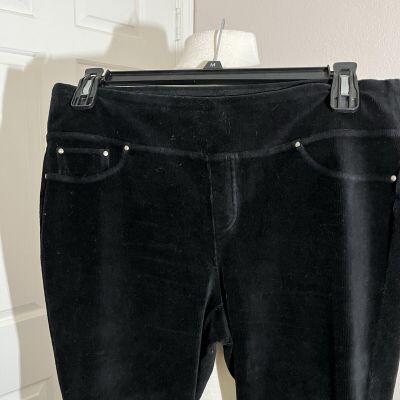 STYLE AND CO  BLACK LEGGINGS. SIZE L