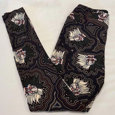 NEW LuLaRoe DISNEY OS Legging CRUELLA DEVILLE Dalmatians PUPPIES Fashion VILLAIN