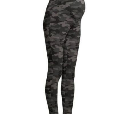 Gray Camo Fashion Maternity Leggings *Size Small 4-6* BRAND NEW W TAGS