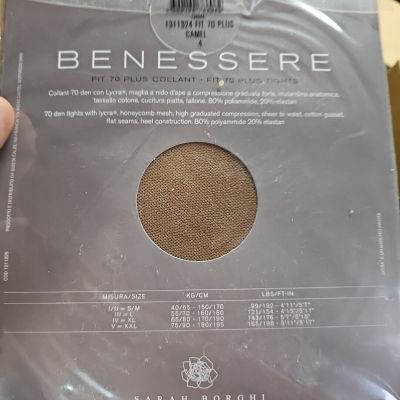 Sarah Borghi Benessere Fit 70 Plus Pantyhose 4 Camel