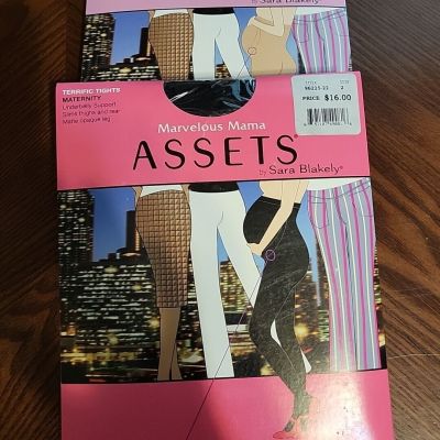 Assets By Spanx Marvelous Mama Perfect Pantyhose  & Terrific Tights Black Size 2