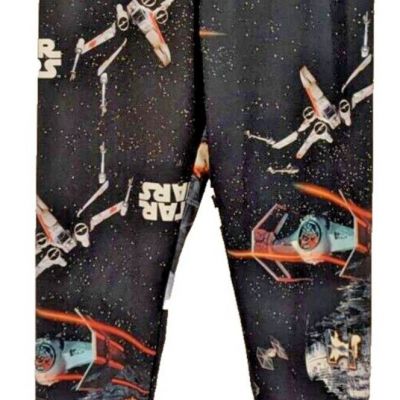 Star Wars Mighty Fine Leggings Sz M X Wing pants Fun casual Nerdy Goodness