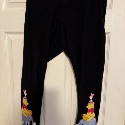 Torrid Disney Winnie The Pooh Character Capri Leggings Size L/ Torrid Size 0